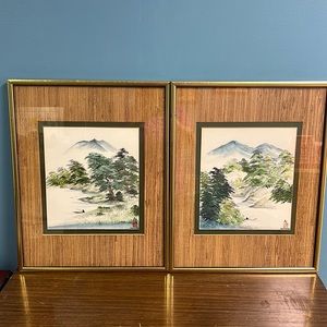 Set of forest prints by Kazuko Saska